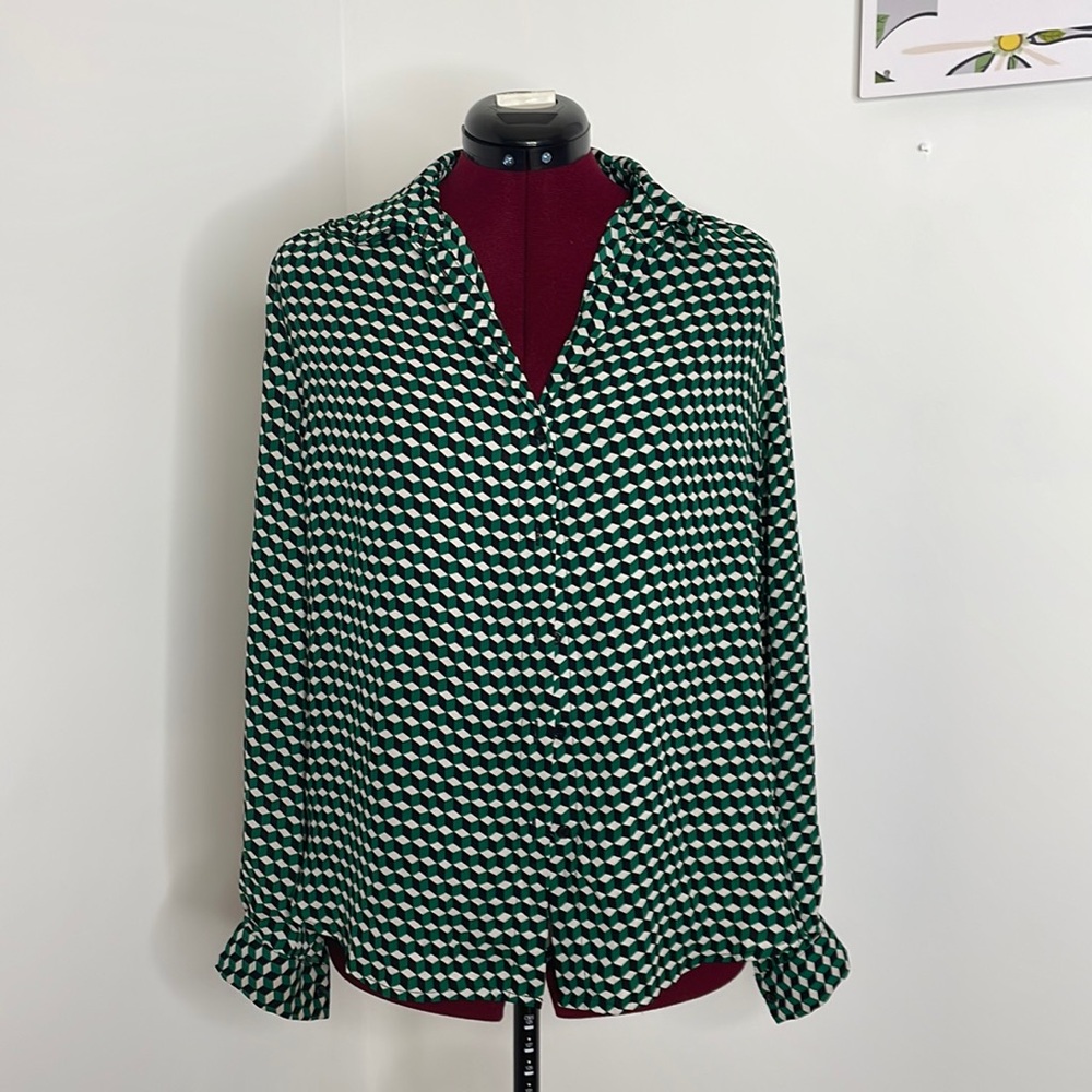 H&M Green Blouses